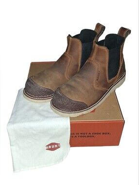 Brunt Ohman 6" Brunt Toe Comp Toe Brown (Men's 9) Like New